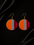 “Sunset Stripes Venda Earrings