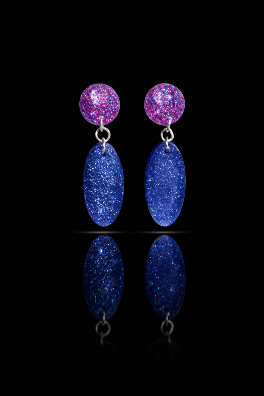 Cosmic Pink & Blue Ovals