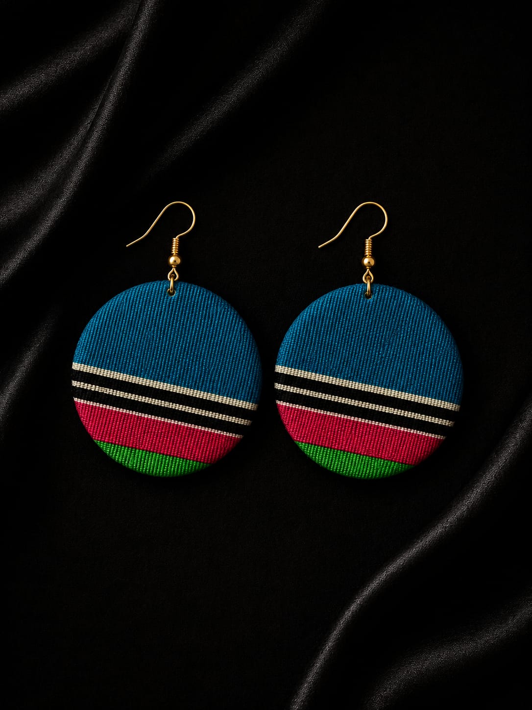 Heritage Stripes Venda Earrings